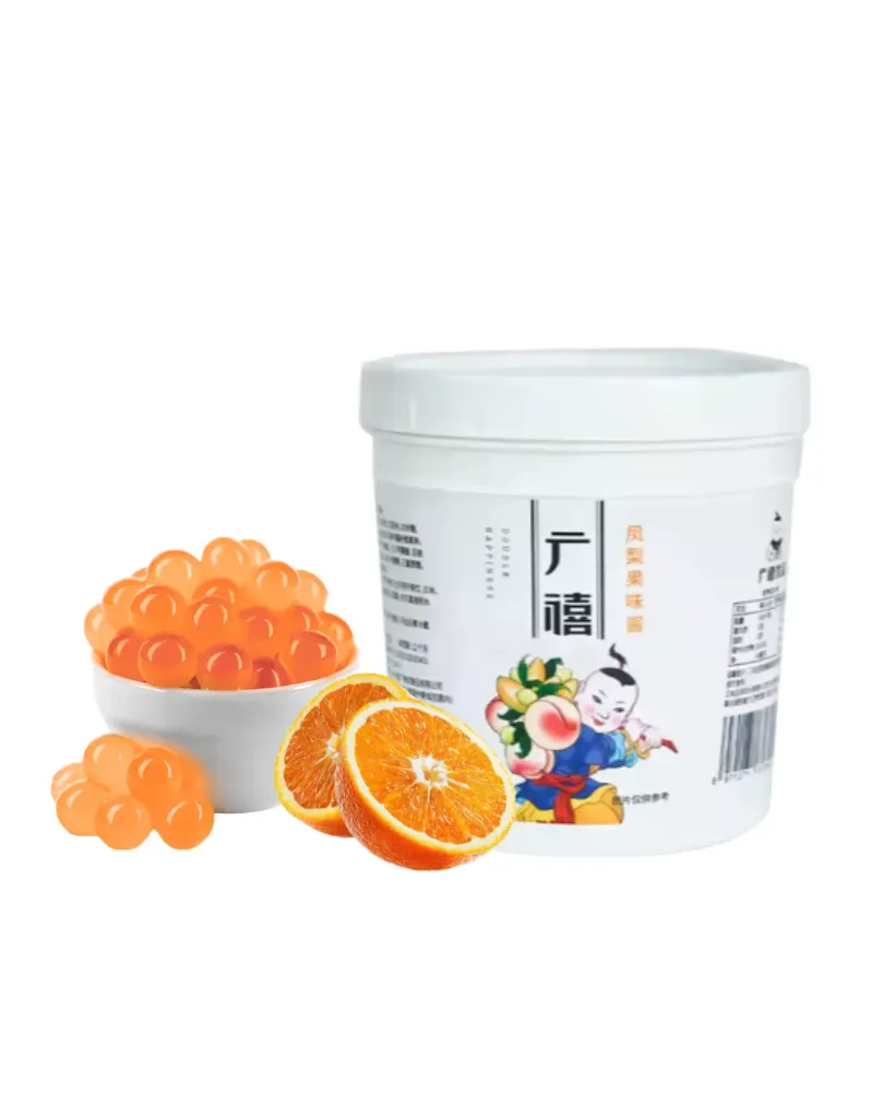 Naranja Popping Boba